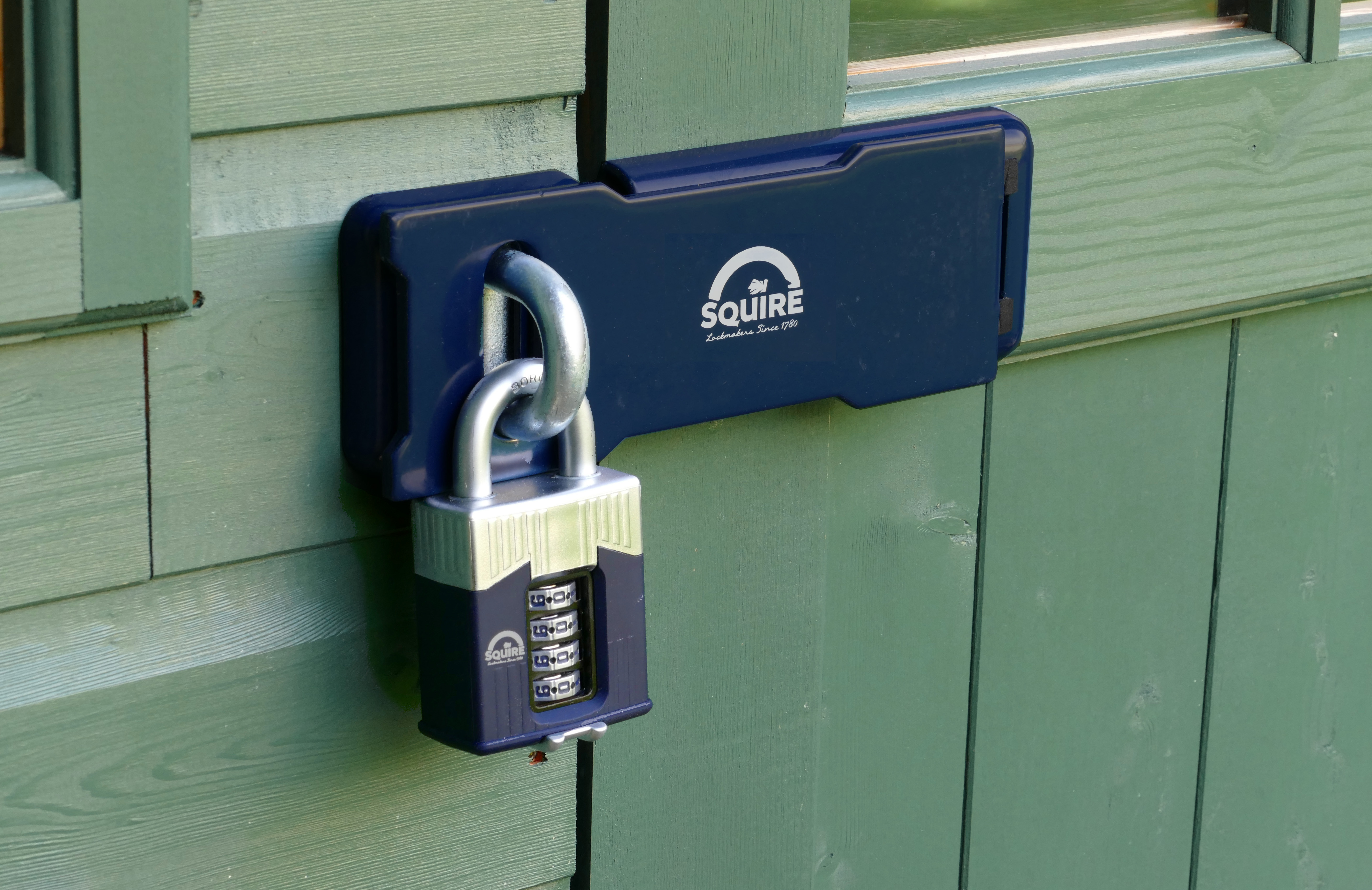 Squire STH3 hasp & staple is SBD certified for outbuildings Locksmith