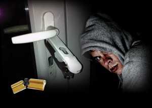 Burglar and snapped door lock Ver2