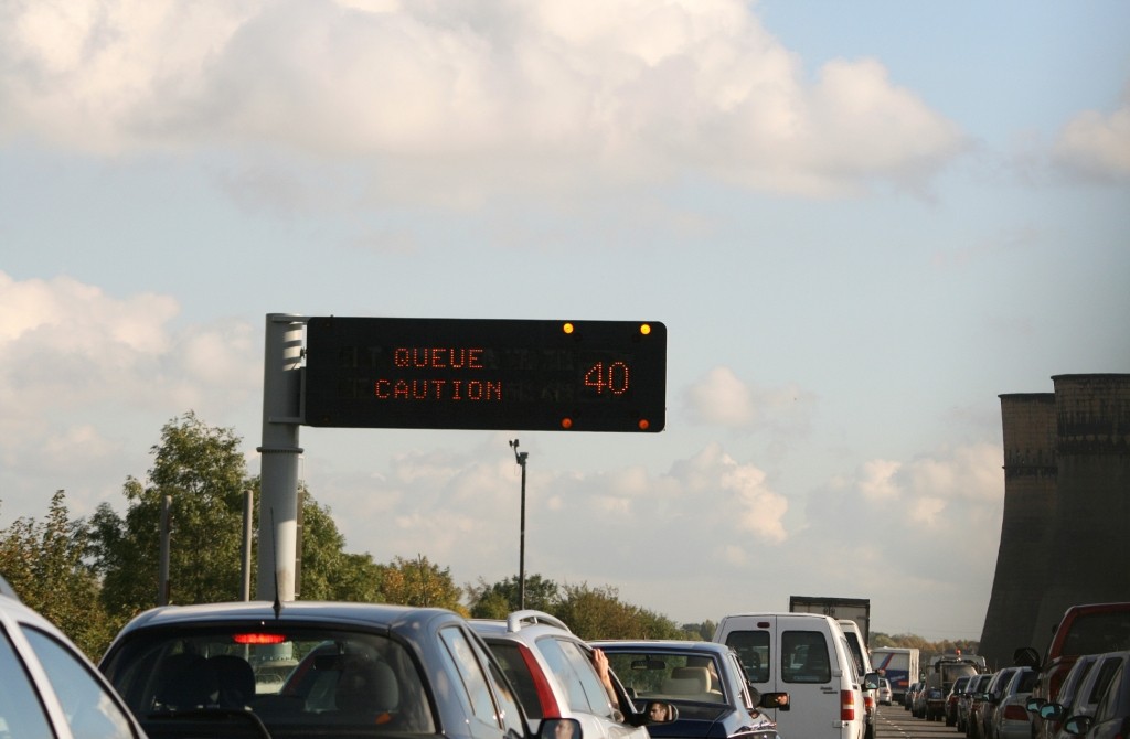 Forecourt queues